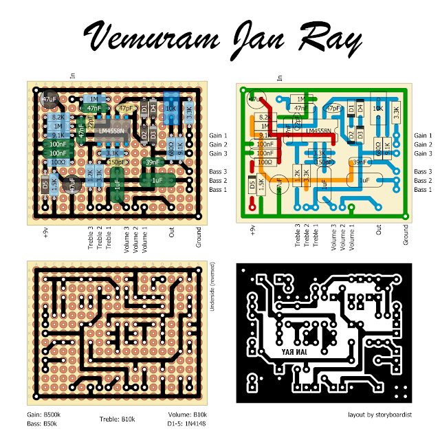 Perf and PCB Effects Layouts: Vemuram Jan Ray